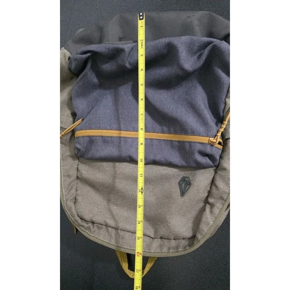 Volcom School Backpack‎ Poly Blue Brown Olive Laptop Pad School Travel Bag Skate